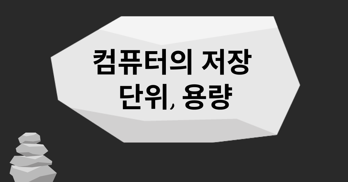 thumbnail for 컴퓨터의 저장 단위, 용량
