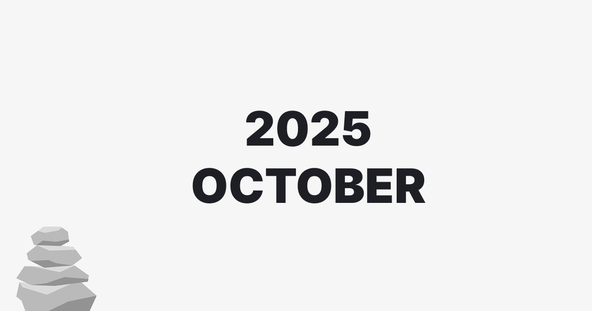 thumbnail for 2025년 10월 회고